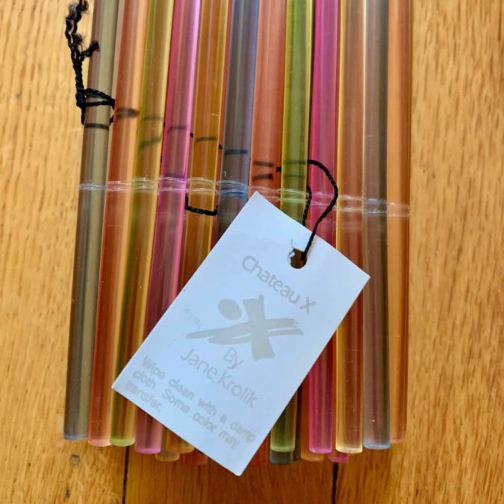 (NEW) 2 Designer Resin placemats  by Jane Krolik